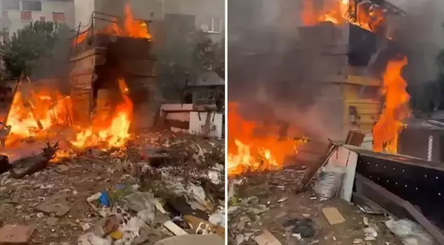 Fire in Avcılar: 50 animals died.