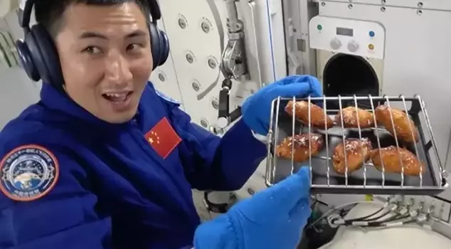 They cooked on a grill in space for the first time.