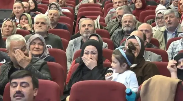 The candidates whose names were drawn in the Hajj lottery were overwhelmed with tears.