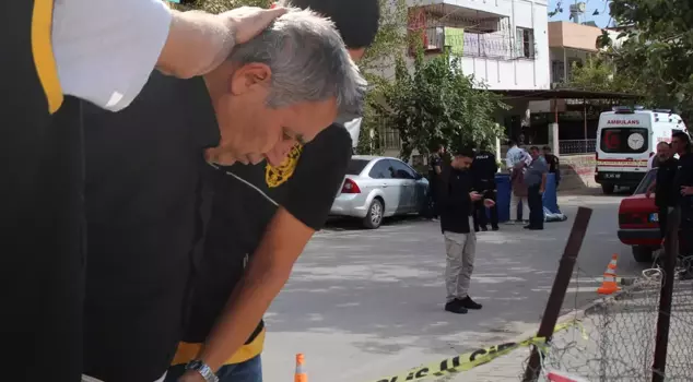 The tire burst during the violence at the coffeehouse, and the killer was caught.