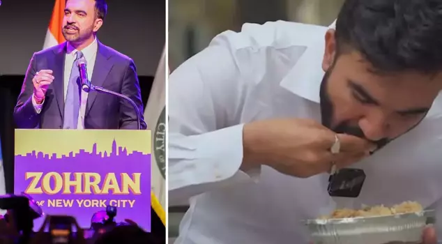 After the election victory, the moments when Mamdani ate with his hands have come back to the agenda.