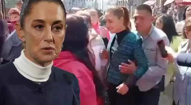 Mexican President Sheinbaum was harassed during a live broadcast.