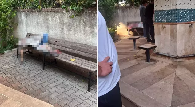 A person was found dead on a bench in the mosque courtyard in Alanya.