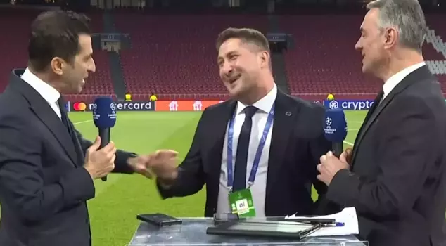 The move that made an impact at the end of the match by Sabri Sarıoğlu.