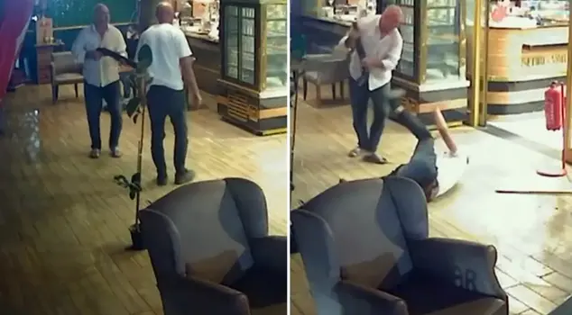 He first shot with a shotgun, then beat him with the butt for minutes! The moments of horror were captured on camera.