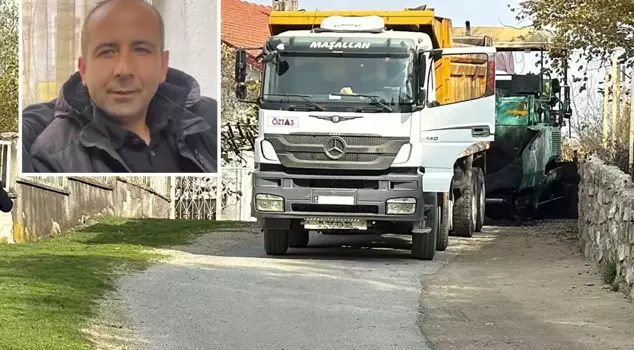 Tragic death during asphalt work! The truck's dump bed came into contact with electric wires.