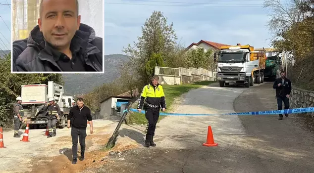 During the asphalt work, a worker who was electrocuted lost his life.