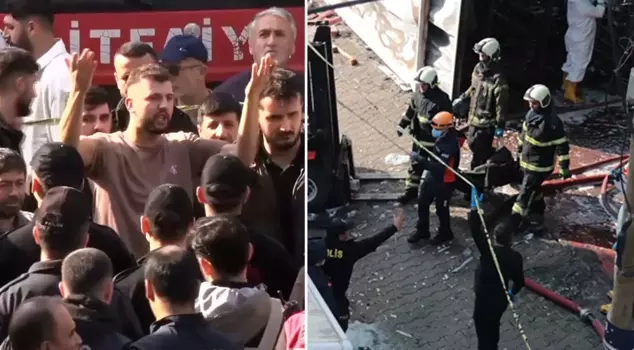 In Dilovası, grieving families experienced a nervous breakdown.