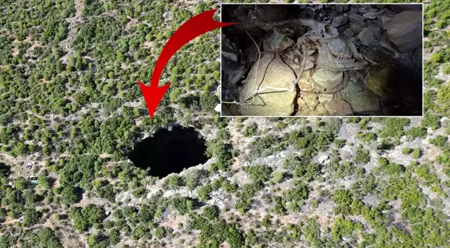 The phenomenon entered the 90-meter pit known as 