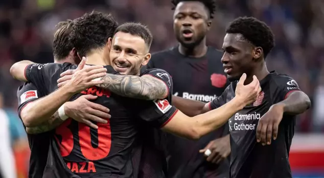 In the first 27 minutes, it was 4-0! Bayer Leverkusen defeated Heidenheim by a margin of 6 goals.