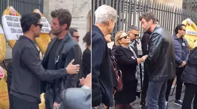 Kıvanç Tatlıtuğ did not leave his close friend Kıvanç Kasabalı alone on his painful day.