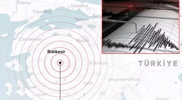 Another earthquake measuring 4.9 occurred in Balıkesir.