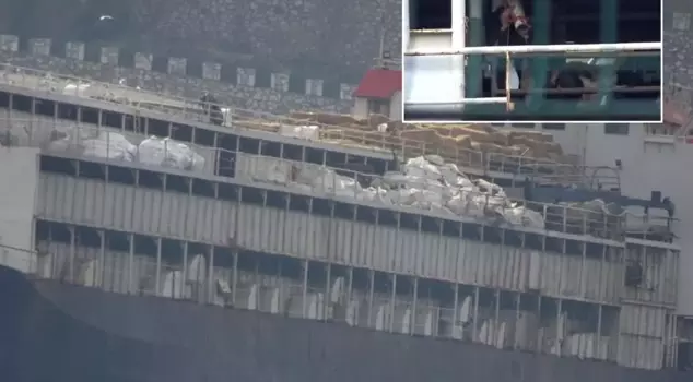 Scandal on the ship anchored off Bandırma: Cows licked the pipes due to thirst.