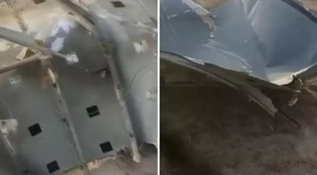 The parts of our military cargo plane that crashed in Georgia have been spotted.