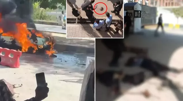 Explosion in the capital of the country! They turned the courthouse into a pool of blood.