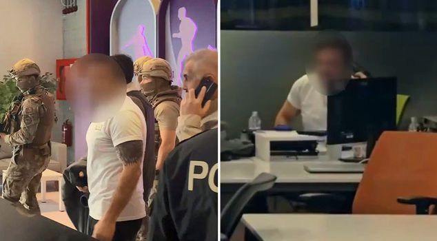 The person who stormed the beIN SPORTS building with a toy gun has been arrested.