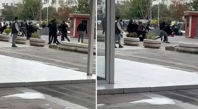 A fight broke out after the hearing at the Bakırköy Courthouse.