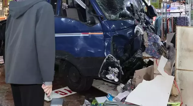 In South Korea, there was horror at the market as a vehicle plowed into the crowd.