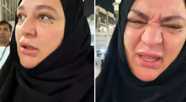 A scandalous video of a woman going to the Kaaba: Do you know how handsome they are?