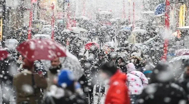 Snow is coming! The weather is going to change suddenly.