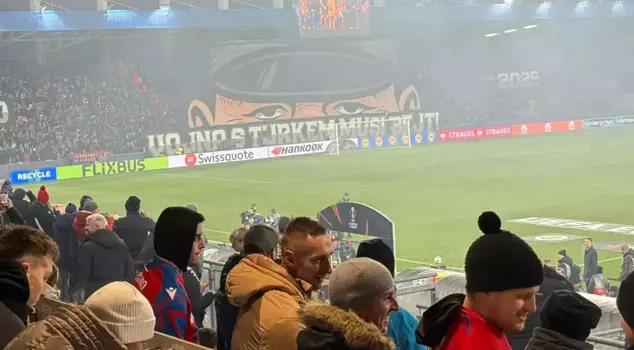 The team that displayed the banner 