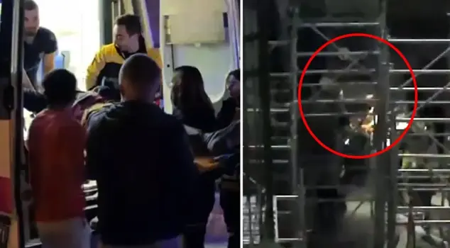 A collapse occurred during the metro construction in Beşiktaş.