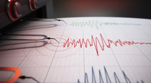 An earthquake of magnitude 4 in the Aegean Sea.