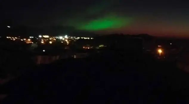 The image is from Turkey! The Northern Lights were seen in that province.