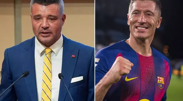 A one-sentence response from Sadettin Saran to the Lewandowski question.