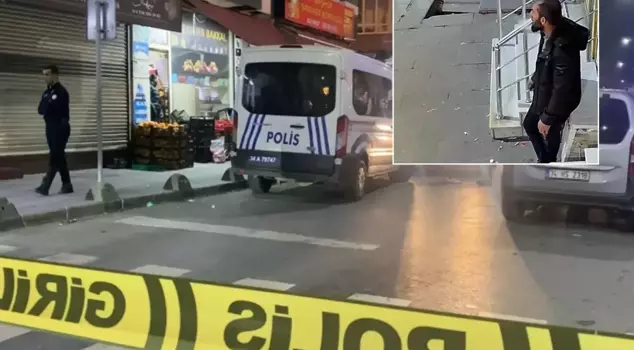 The security camera footage of the ex-husband's horror has emerged.