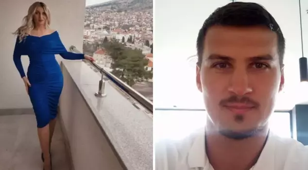 A football referee killed his ex-girlfriend in a café and then attempted suicide.