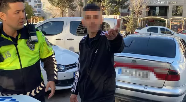 He was caught in the café and responded cheekily to the penalty imposed.