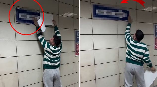 Метро повесил такой знак, что это невозможно представить! Лучше бы жена не видела.