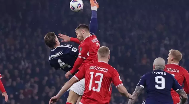 Scott McTominay's bicycle kick goal secured Scotland a ticket to the World Cup.