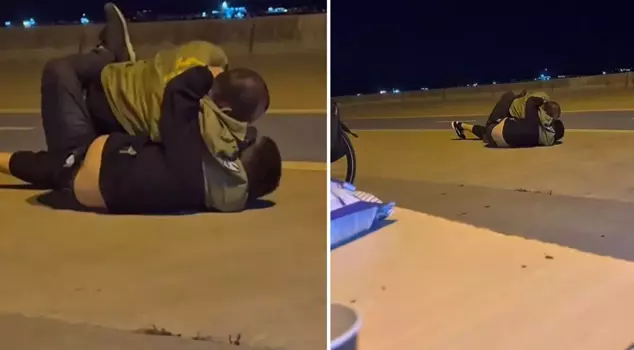 A strange scene in Istanbul: No one could make sense of what was happening.