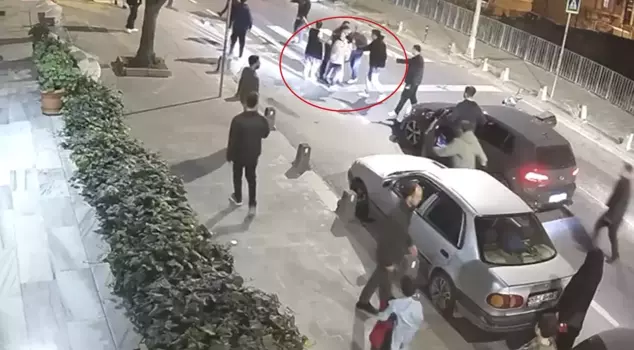 The dispute over layoffs in Arnavutköy turned into a fistfight.