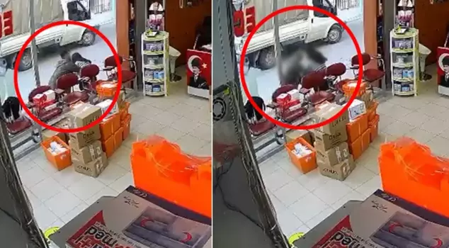 Attempted rape in the middle of the street! He tried to jump on her and remove the pharmacist's clothes.