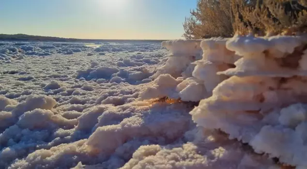 The waters have receded, and Lake Tuz has become the new favorite of photographers.