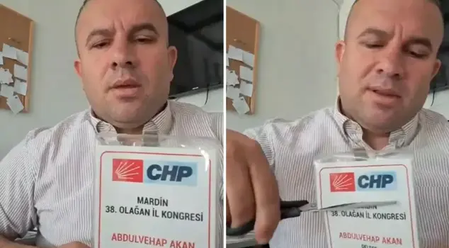 He resigned from the CHP, saying, 