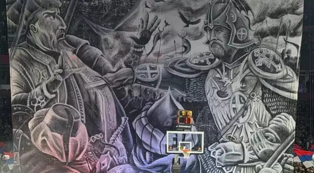 The branch is different, but the arrogance is the same! Scandalous banner at the Partizan-Fenerbahçe match.