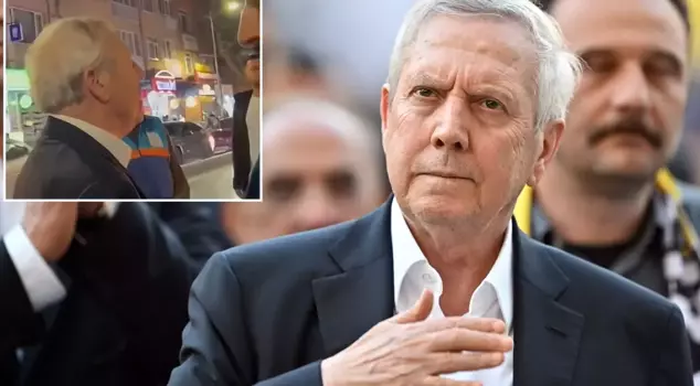 Aziz Yıldırım brushed off the municipal vehicle coming from the opposite direction: 