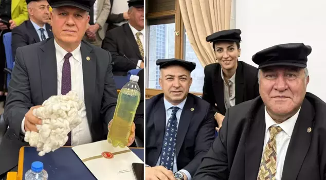 CHP lawmakers arrived at the budget discussions wearing berets.