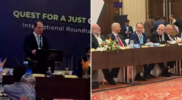 Erbakan's 8-minute speech made a significant impact at the conference in Pakistan.
