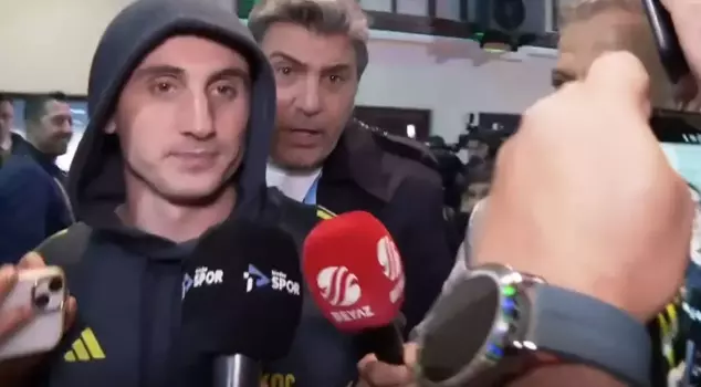 Kerem Aktürkoğlu's one-word response to the Galatasaray question.