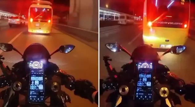 The moments when the motorcyclist who said 