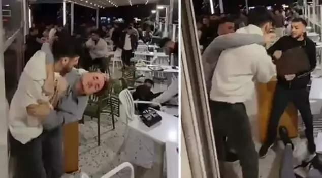 A fight that distorts the perception of reality in Mersin! Is it real or artificial intelligence?