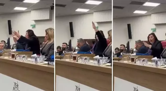 The moment Özlem Çerçioğlu got furious! She spoke while banging on the table.