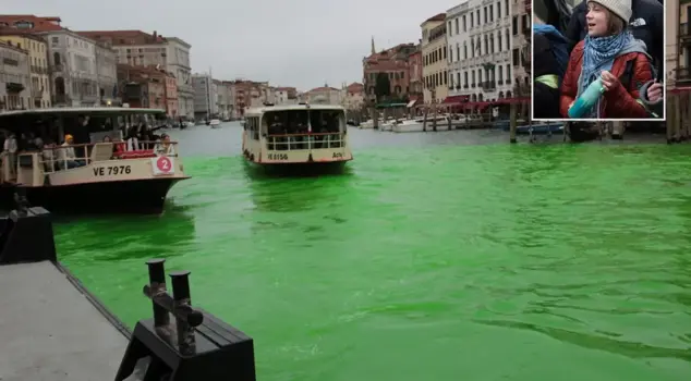 Greta Thunberg's entry into the city was banned after the protest in Venice.