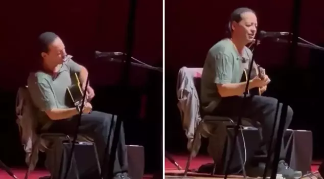 Kaan Tangöze gave a concert at the university, and the song he performed stirred up the city.