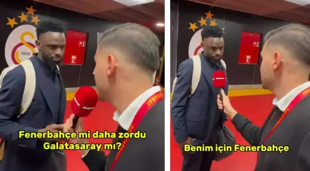Words from the Union SG player that angered Galatasaray fans about Fenerbahçe.